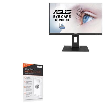 BoxWave Screen Protector Compatible with ASUS VA24DQLB - ClearTouch Anti-Glare (2-Pack), Anti-Fingerprint Matte Film Skin
