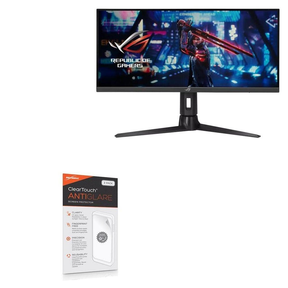 BoxWave Screen Protector Compatible with ASUS ROG Strix (XG309CM) - ClearTouch Anti-Glare (2-Pack), Anti-Fingerprint Matte Film Skin
