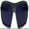 Lampworking Glasses, Wrap around Q368 Green Frame, Borotruview Shade 3 view 4