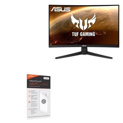 BoxWave Screen Protector Compatible with ASUS TUF Gaming (VG24VQ1BY) - ClearTouch Anti-Glare (2-Pack), Anti-Fingerprint Matte Film Skin