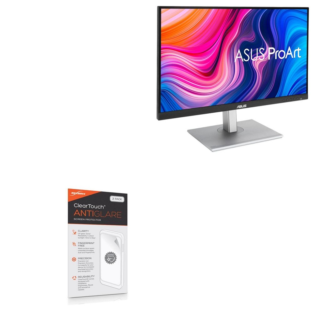 BoxWave Screen Protector Compatible with ASUS ProArt Display (PA279CV) - ClearTouch Anti-Glare (2-Pack), Anti-Fingerprint Matte Film Skin