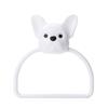 1pc Cute Cartoon Towel -Mounted Towel for Bathroom and Kitchen No-Drill Installation Space-Saving Material Dog Design for Spaces view 1