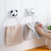 1pc Cute Cartoon Towel -Mounted Towel for Bathroom and Kitchen No-Drill Installation Space-Saving Material Dog Design for Spaces view 2