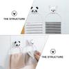1pc Cute Cartoon Towel -Mounted Towel for Bathroom and Kitchen No-Drill Installation Space-Saving Material Dog Design for Spaces view 4