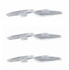 Caulo Airbag Clip On Nose Pads Compatible w Oakley Glasses Sunglasses OX5087 OX5113 OX5120 OX3127 OX3204 OX3222 OX5119 OX5122 OX5094 OO6005 OO4145 OO4147 etc (Clear - 3 Pairs) view 1