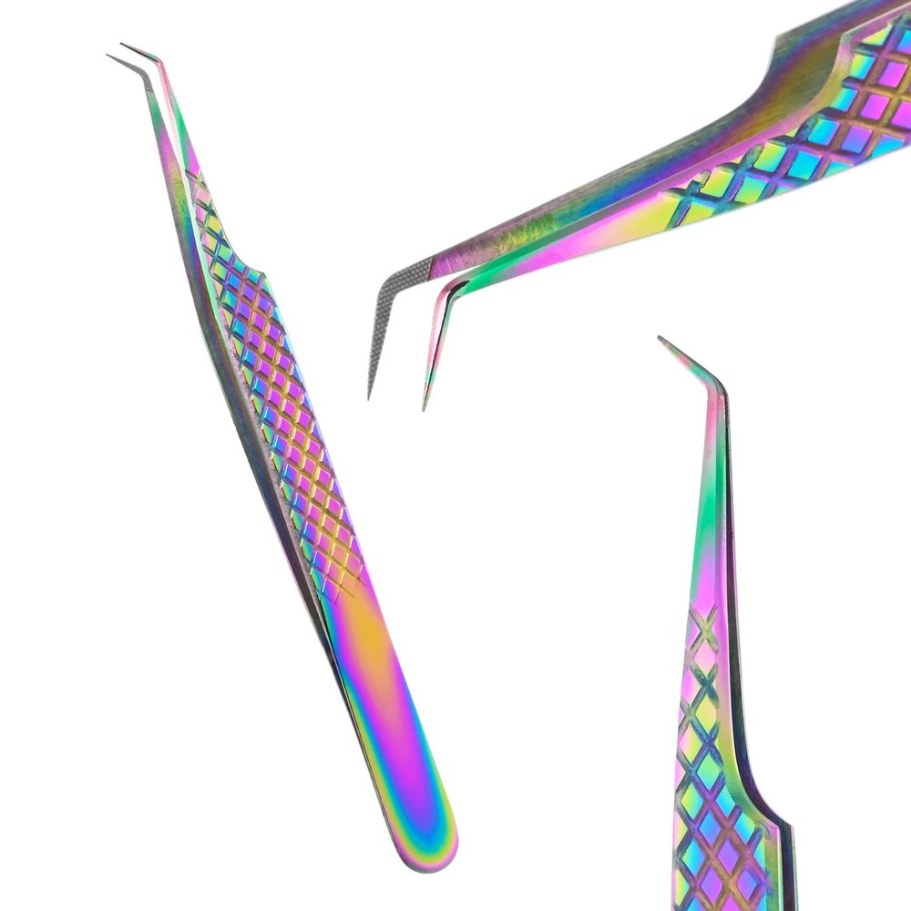Cross Edge Corporation Fiber Tip Lash Tweezers for Volume & Isolation