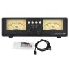 4 Way Stereo Audio Switch Box with VU Meter and Remote Control for Home Audio Systems(Yellow Backlight) view 1