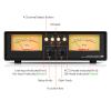 4 Way Stereo Audio Switch Box with VU Meter and Remote Control for Home Audio Systems(Yellow Backlight) view 2