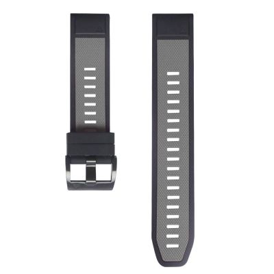 GANYUU Sport Silicone Watchband Wrist Strap for Garmin Fenix 6X 6 Pro 5X 5 Plus 3 HR Smartwatch 22 26mm EasyFit Quick Release Wristband (Color : Color M, Size : 22mm Fenix 6 6Pro)