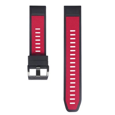 GANYUU Sport Silicone Watchband Wrist Strap for Garmin Fenix 6X 6 Pro 5X 5 Plus 3 HR Smartwatch 22 26mm EasyFit Quick Release Wristband (Color : Yellow, Size : Forerunner 935 945)