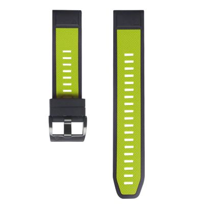 GANYUU Sport Silicone Watchband Wrist Strap for Garmin Fenix 6X 6 Pro 5X 5 Plus 3 HR Smartwatch 22 26mm EasyFit Quick Release Wristband (Color : Color L, Size : 26mm D2 MK1 MK2i)