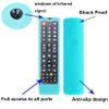 2 Pack TOKERSE Silicone Glow Case for Samsung Smart TV Remote - Silicone Cover for Samsung TV BN59-01301A BN59-01315A BN59-01199F Remote Control Skin Sleeve with Strap Glow in The Dark - Blue Green view 4