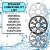 KICKER 45BKMG8C 8" Marine Speaker Grille (Charcoal) Compatible ONLY 8" KM, KMFC and KMTC Series Marine Speakers - Price per Single Unit, 1 Grille view 2