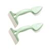 Zerodeko 2pcs Double-Headed Bathroom Floor Cleaning Tool Green Tile Scraper for Efficient Glass and Tile Cleaning Essential Bathroom Accessories Compact for Easy Use view 1