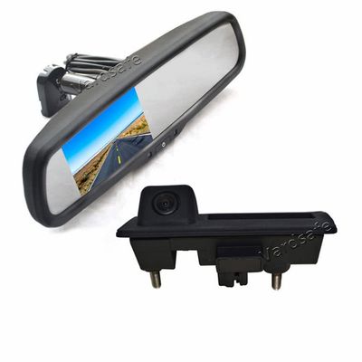 Vardsafe VS436R Tailgate Handle Reverse Backup Camera & Replacement Rear View Mirror Monitor for Volkswagen Passat Tiguan Golf Touran Sharan