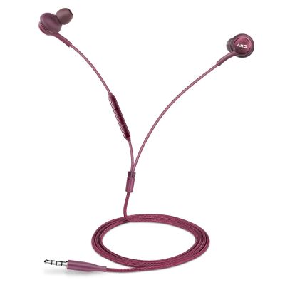 Wired 3.5MM Jack Durable Earphones Earbuds w Microphone and Volume Control, Deep Bass Clear Sound Noise Isolating in Ear Headphones, Compatible with BLU Studio X8 HD (2019) Tuned by AKG
