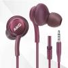 Wired 3.5MM Jack Durable Earphones Earbuds w Microphone and Volume Control, Deep Bass Clear Sound Noise Isolating in Ear Headphones, Compatible with BLU Studio X8 HD (2019) Tuned by AKG view 2