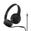 Belkin SoundForm Mini Kids Wired Headphones with Built-in Microphone & Fun Stickers, 85dB Safe Volume Limit  for Online Learning, Travel, Compatible w/iPhone 15, iPad, Galaxy S23, & More - Black view 1