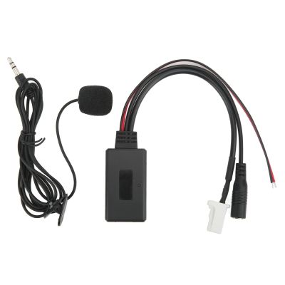 Akozon Bluetooth AUX Cable, Car Bluetooth Audio Cable Adapter with Microphone Hands for SX4 Grand Vitara 20072010 AUX Cable