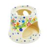 Polmedia Polish Pottery Heater - Magical Winter Pattern Handmade in Boleslawiec Poland + Certificate of Authenticity view 3