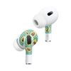 MightySkins Carbon Fiber (2 Pack) Skins Compatible with Apple AirPods Pro 2 - Seafoam Avocados | Protective, Durable Textured Carbon Fiber Finish | Easy to Apply and Change Styles | Made in The USA view 2