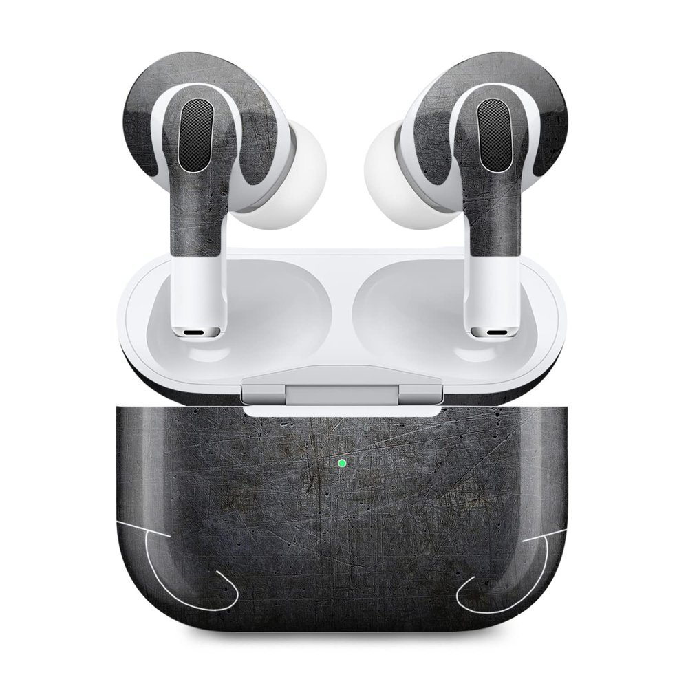 MightySkins (2 Pack) Skins Compatible with Apple AirPods Pro 2 - Scratched Up | Protective, Durable, and Unique Vinyl Decal wrap Cover | Easy to Apply, Remove, and Change Styles | Made in The USA