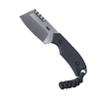 CRKT Razel Compact Fixed Blade Knife with Sheath: D2 Steel Blade with Veff Flat Top Serrations, G10 Handle, 4036 view 1