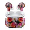 MightySkins Carbon Fiber (2 Pack) Skins Compatible with Apple AirPods Pro 2 - Watered Flowers | Protective, Durable Textured Carbon Fiber Finish | Easy to Apply and Change Styles | Made in The USA view 1
