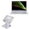 BoxWave Stand and Mount Compatible with Acer Swift X (SFX14-51G) - Executive VersaView Laptop Stand, Ergonomic Adjustable Viewing Angle Metallic Riser - Metallic Silver view 1