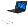 BoxWave Stand and Mount Compatible with Acer TravelMate B3 (TMB311-32) - Pocket Aluminum Stand 3-in-1, Portable Multi Angle Viewing Riser - Metallic Silver view 1
