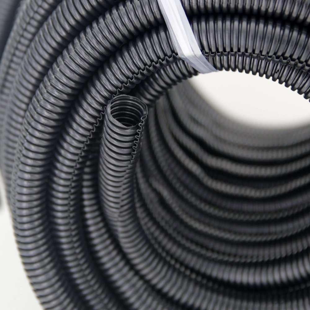 12vMax - 3/8" inch Slit Loom roll of 50ft Cable Shielding Plastic high-Temperature Cover