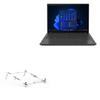 BoxWave Stand and Mount Compatible with Lenovo ThinkPad P14s (21AK) - Pocket Aluminum Stand 3-in-1, Portable Multi Angle Viewing Riser - Metallic Silver view 1