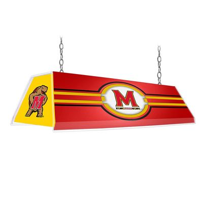 The Fan-Brand NCAA - Maryland Terrapins, Gold Cap Edge Glow Pool Table Light - Sports Team Bar Sign Dcor - Home, Dorm, Garage, Office, Fan Cave, Garage