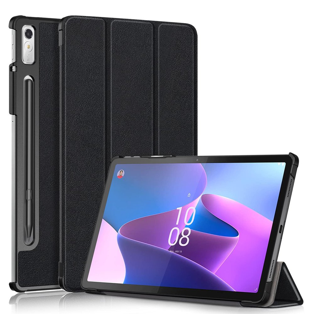 Epicgadget Case for Lenovo Tab P11 Pro Gen 2 / Tab P11 Pro (2nd Gen) 11.2 inch Released in 2022 - Lightweight Tri-Fold Stand Shell Auto Wake/Sleep Case Cover (Black)