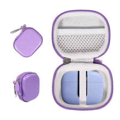 Alltravel True Wireless Earbuds Case Compatible with TAGRY X08, TOZO Wireless Earbuds Like T6, T12, TA, NC9, NC2 (Purple)