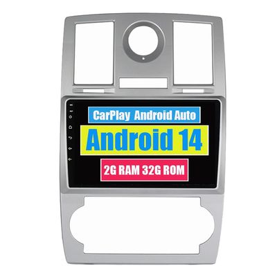 RoverOne Car Radio GPS for Chrysler Aspen 300C 2004 2005 2006 2007 Android Multimedia Player Navigation Stereo Bluetooth DSP CarPlay Android Auto