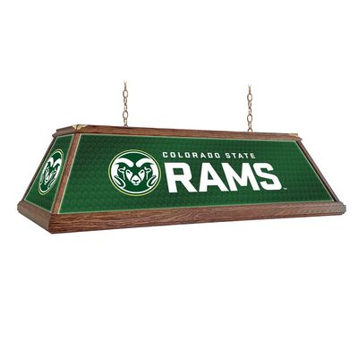 The Fan-Brand NCAA Colorado State Rams - Premium Wood Pool Table Light - Sports Team Bar Sign Dcor - Home, Dorm, Garage, Office, Fan Cave, Garage