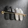 CTVR Stainless Steel Slippers Rack, Bathroom Slippers Stand, Wall Mounted Shoe Organizer, Towel Hanger, for Wall, Entryway (Size : 60 * 5 * 6.5cm) view 4