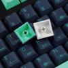 144 Opposite Sound Wave Keycaps Dye-Sub Thick PBT Cherry Profile Key caps for TKL 61 64 68 75 87 96 104 108 GMMK MX Mechanical Keyboard view 4