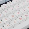 142 Salmon Keycaps Dye-Sub Thick PBT Cherry Profile Key caps for TKL 61 64 68 75 87 96 104 108 GMMK MX Mechanical Keyboard view 4