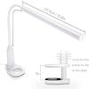 ELORES USB Powered Dimmable Table Lamp LED Eye Protection Desk Lamp Touch Control Brightness Adjustable Reading Clamp Light view 4