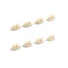 Cable Clips,8 Pack Adhesive Cord Holders, Ideal Management for Organizing Cable Wires-Home, Office, Car, Desk Nightstand - Beige view 1