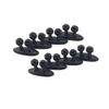 Cable Clips,8 Pack Adhesive Cord Holders, Ideal Management for Organizing Cable Wires-Home, Office, Car, Desk Nightstand - Black view 1