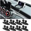 Cable Clips,8 Pack Adhesive Cord Holders, Ideal Management for Organizing Cable Wires-Home, Office, Car, Desk Nightstand - Black view 4
