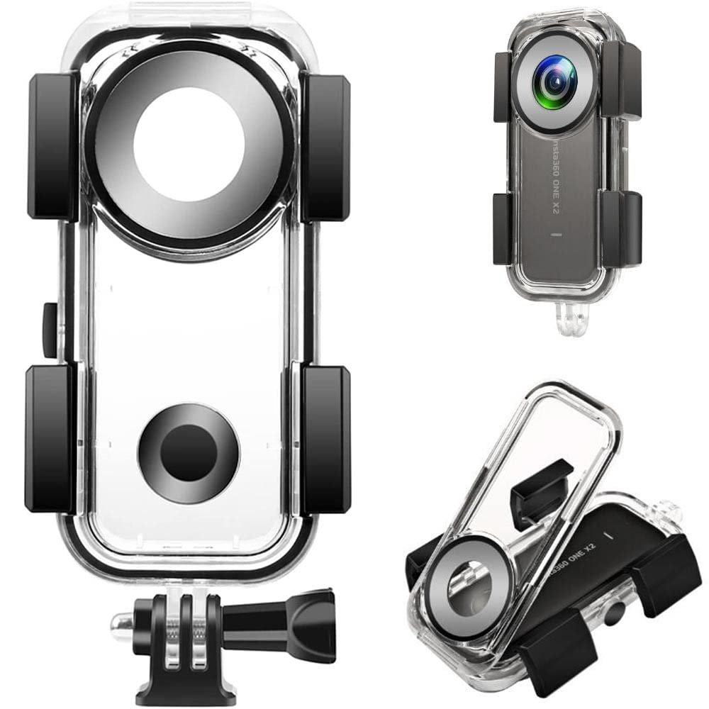 AFYMY New 40M Waterproof Case for Insta360 ONE X2 Underwater Protection Box Diving Shell 360 Panoramic Camera Accessories