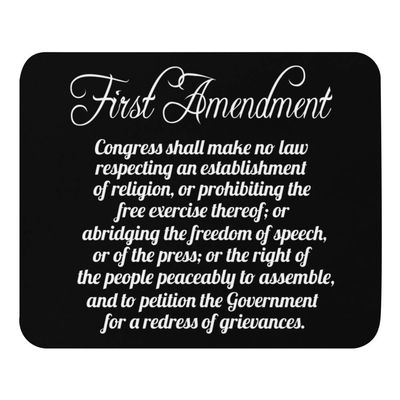 First Amendment Mouse Pad