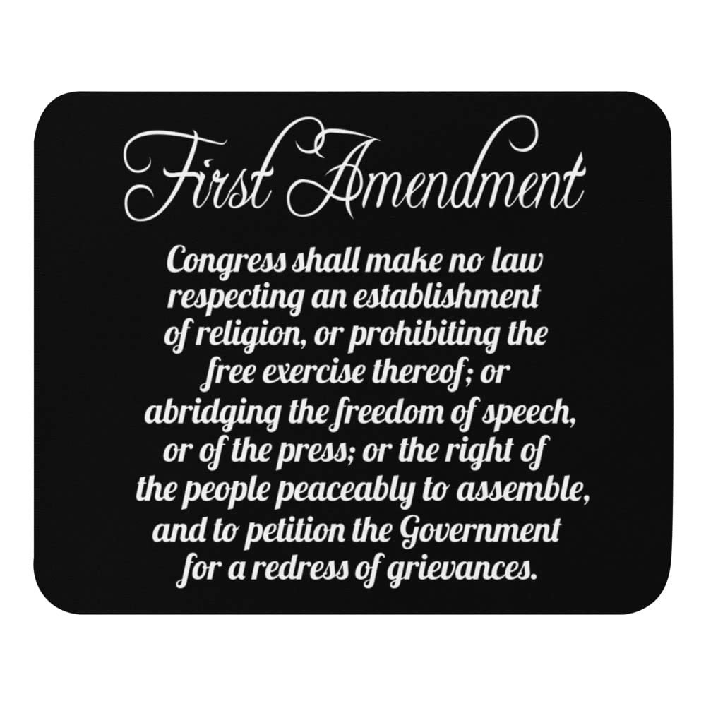 First Amendment Mouse Pad