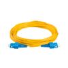 SpeedyFiberTX - 4-Pack 5 Meter Singlemode Duplex SC/U to SC/U Fiber Patch Cable, Corning SMF-28 9/125um Ultra Optical Fiber, OS1/OS2 Compatible, Yellow Riser OFNR Cable Jacket view 3