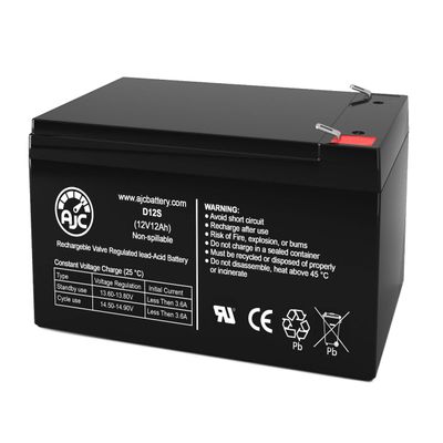 AJC Battery Compatible with CSB 900AVR 12V 12Ah UPS Battery