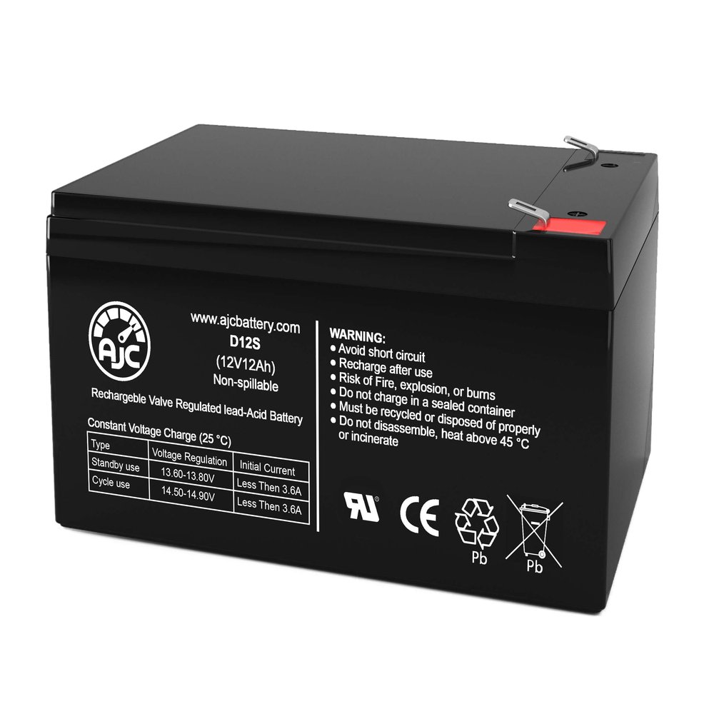 AJC Battery Compatible with CSB 900AVR 12V 12Ah UPS Battery